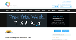 Desktop Screenshot of nemovementarts.com