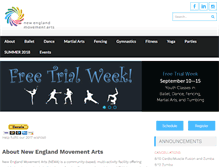 Tablet Screenshot of nemovementarts.com